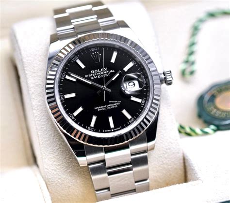 rolex black dial|rolex datejust 41mm black dial.